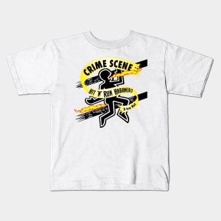 Crime Scene Hot Sauce Kids T-Shirt